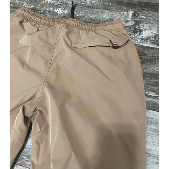SP Essentials Men's Polyester Joggers Zipper Pockets Brown Size L - Picture 6 of 11